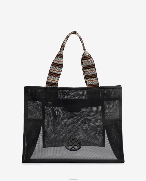 naiset Unisa iso verkkokassi mustaT08H1117