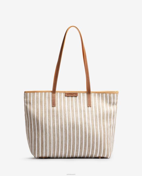 naiset Unisa jarapalla valmistettu ostoskassi ruskeaT08H1114