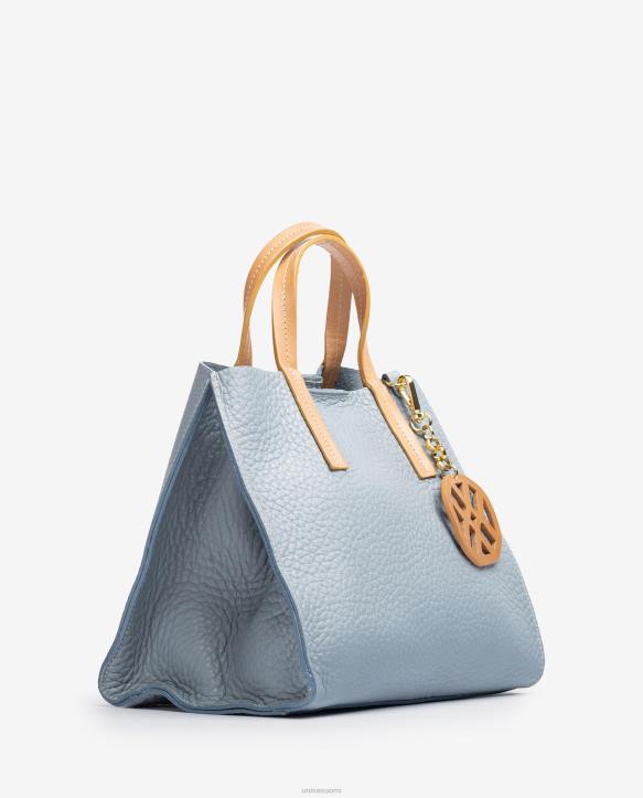 naiset Unisa pieni käsilaukku kahvalla sininenT08H1161