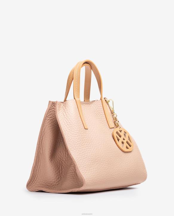 naiset Unisa pieni käsilaukku kahvalla vaaleanpunainenT08H1162