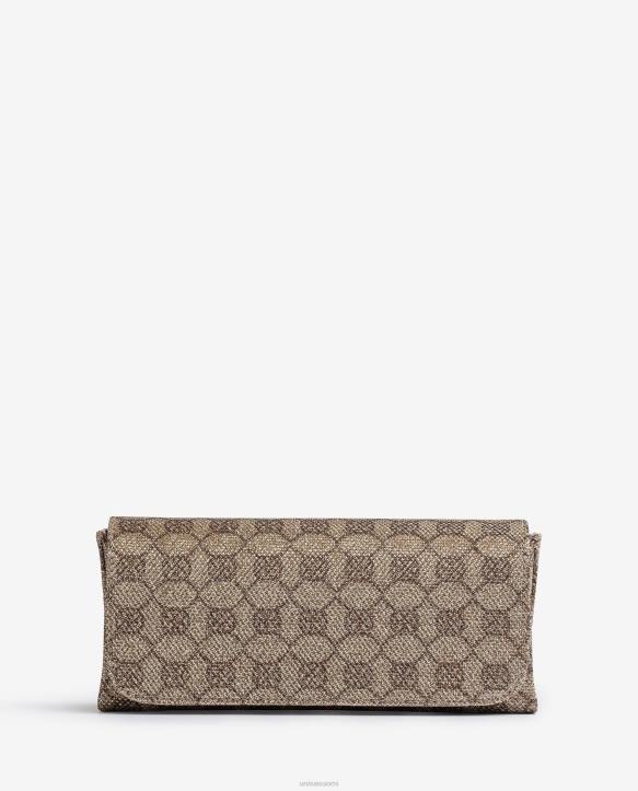 naiset Unisa kiiltävä kangas käsilaukku siroT08H1223