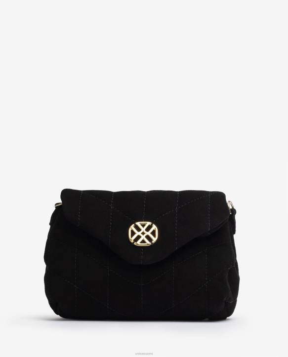 naiset Unisa pehmustettu käsilaukku mustaT08H1214