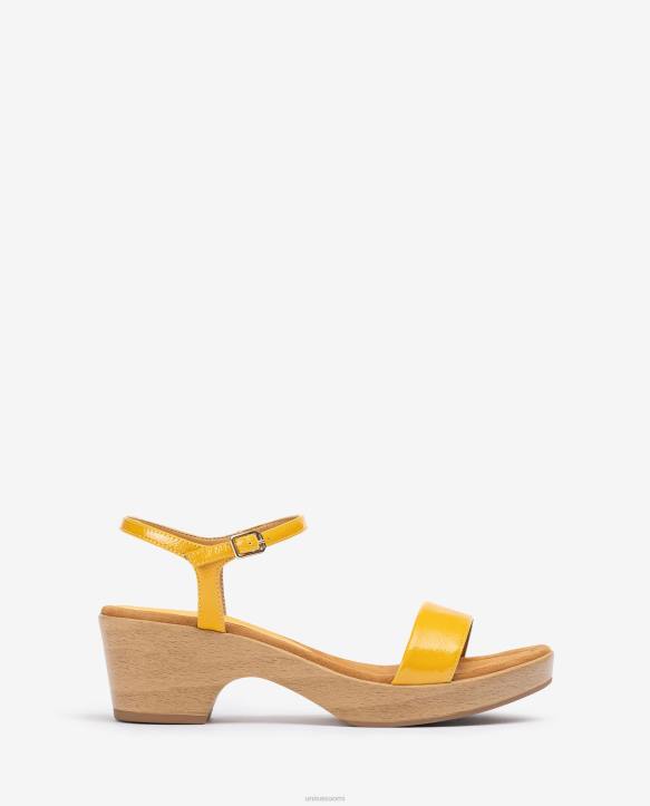 naiset Unisa nahkainen lohkosandaali muotiT08H441