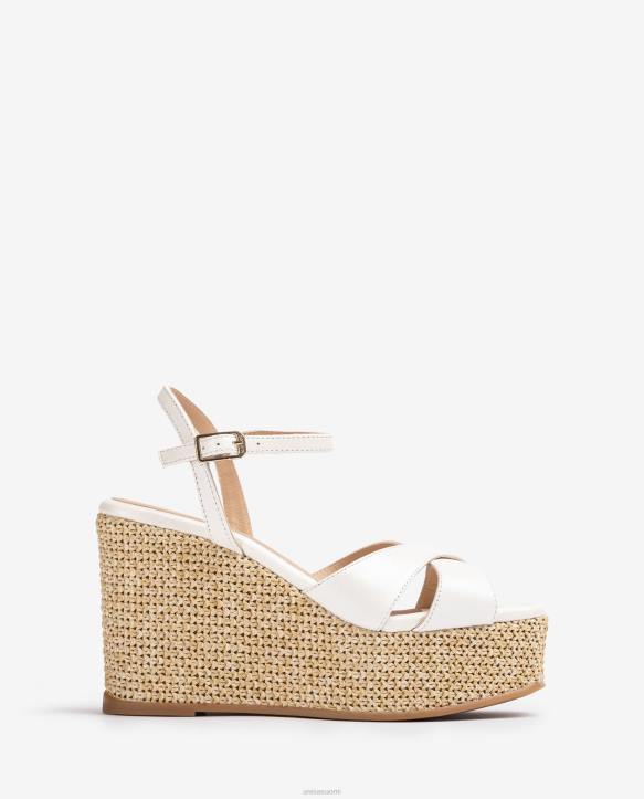 naiset Unisa morsiamen kiila espadrille muotiT08H832