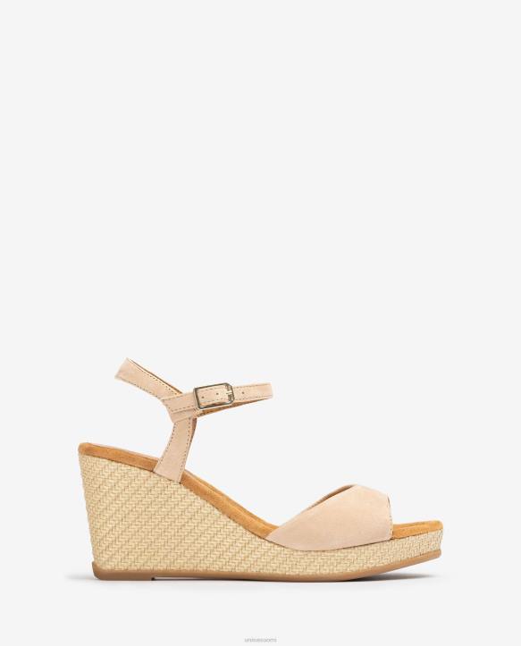 naiset Unisa raffia wedge heel sandaalit siroT08H464