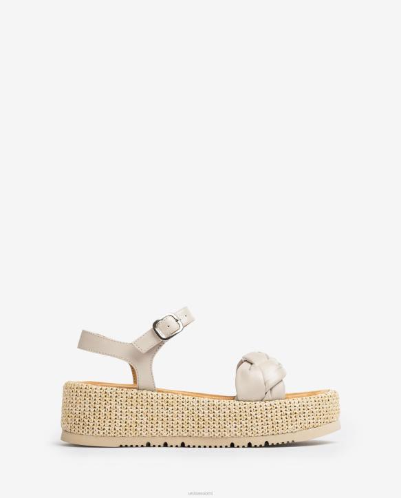 naiset Unisa sandaali, jossa tikattu punos edessä muotiT08H97