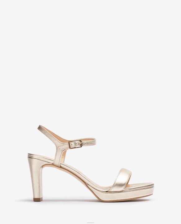 naiset Unisa metallinen vaikutus nahka sandaali muotiT08H278