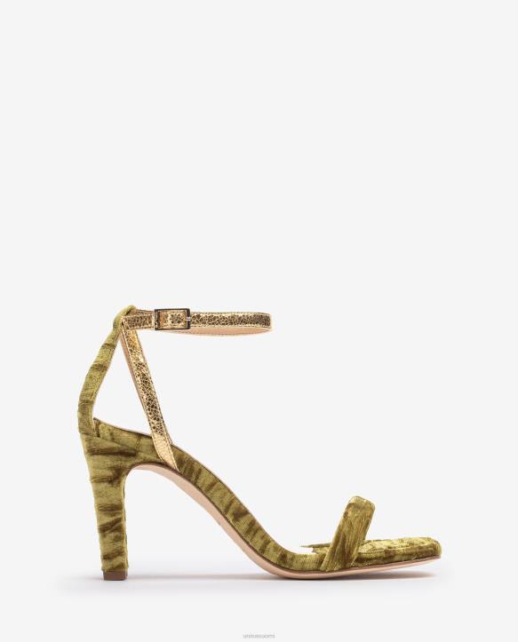 naiset Unisa samettisandaali vihreäT08H1314