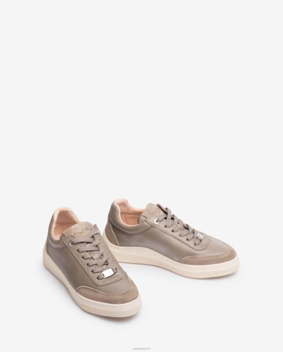 naiset Unisa lenkkarit, joissa on kontrastivärinen kärki ja kantapää ruskeaT08H1240