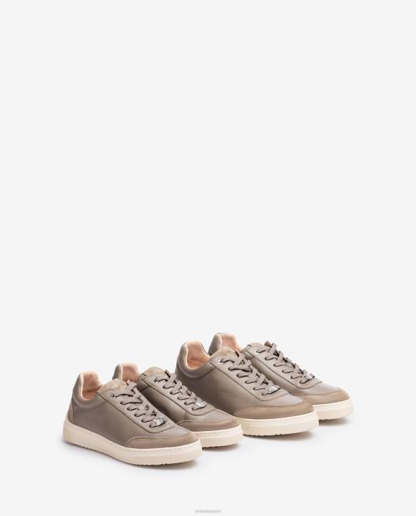 naiset Unisa lenkkarit, joissa on kontrastivärinen kärki ja kantapää ruskeaT08H1240