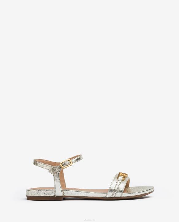 naiset Unisa kiiltävä efekti-nahkasandaalit muotiT08H421