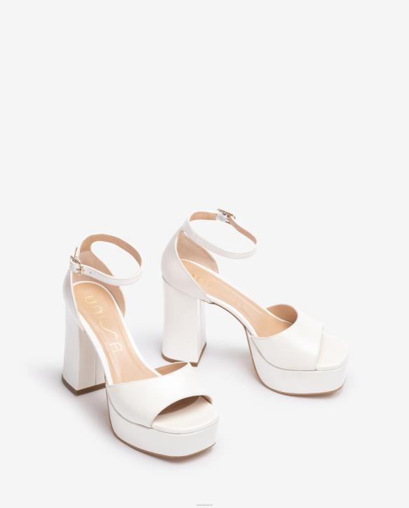 naiset Unisa morsiamen neliömäinen sandaali alustalla siroT08H836