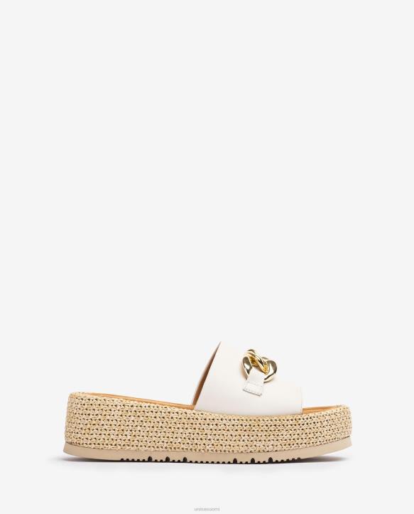 naiset Unisa sandaali ketjulla vampissa valkoinenT08H801