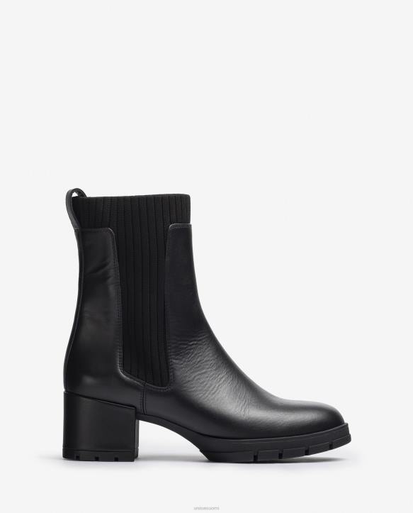 lapset Unisa nahkaiset nilkkurit, joissa uurrettu sukka muotiT08H939