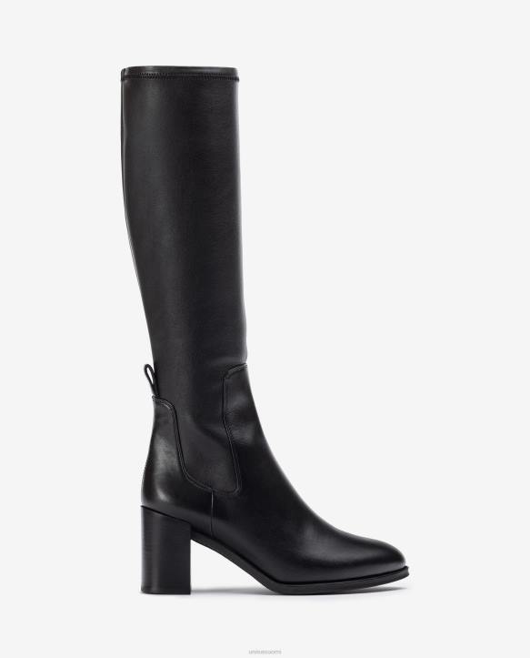 naiset Unisa korkealahkeiset saappaat joustavalla kankaalla muotiT08H1081