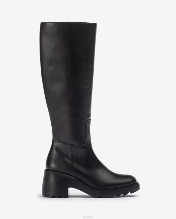 naiset Unisa nahkasaappaat kumipohjalla siroT08H1035