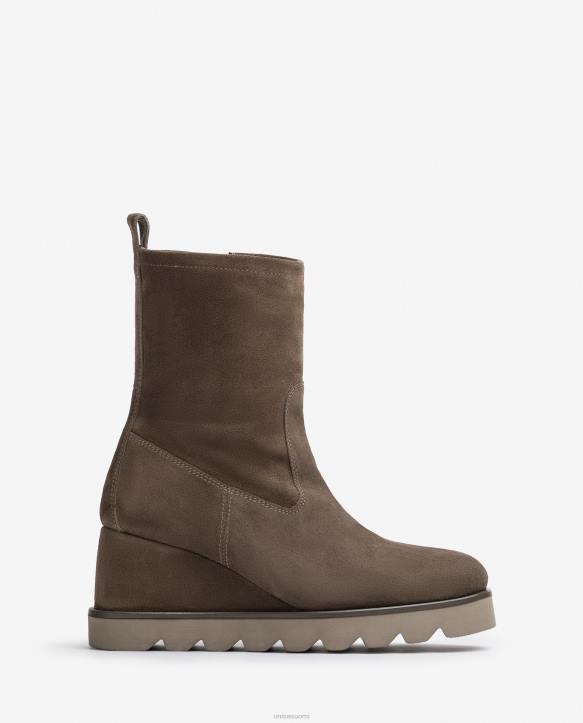 naiset Unisa nilkkurit kumipohjalla ruskeaT08H974