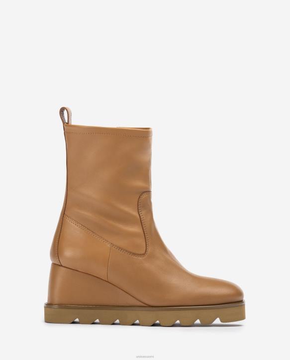 naiset Unisa nilkkurit kumipohjalla ruskeaT08H976