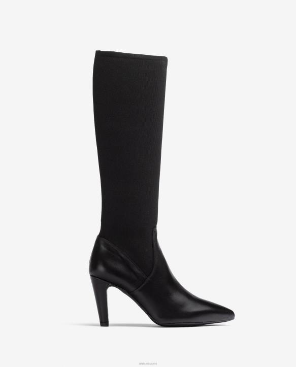 naiset Unisa saappaat kierrätetystä joustavasta kankaasta neljänneksen ylälinjalla muotiT08H1043