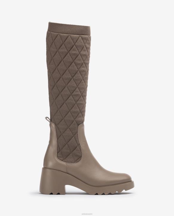 naiset Unisa saappaat kierrätetystä stretchkankaasta muotiT08H1033