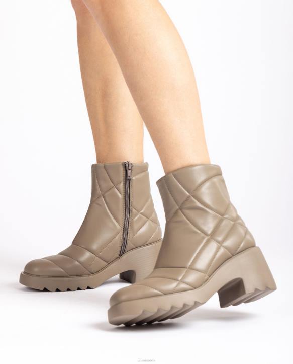 naiset Unisa superkevyt tikattu nilkkurit ruskeaT08H961