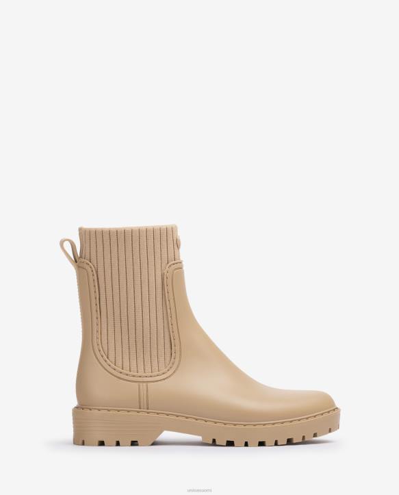naiset Unisa superpehmeät wellington-nilkkurit beigeT08H857