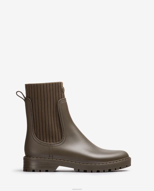 naiset Unisa superpehmeät wellington-nilkkurit vihreäT08H861