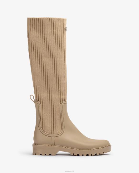 naiset Unisa superpehmeät wellington-saappaat ruskeaT08H1029