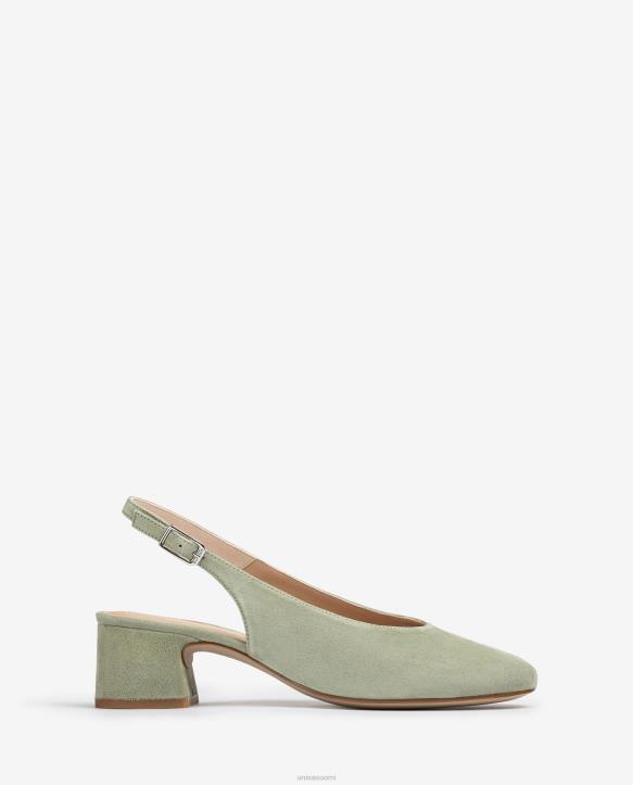 naiset Unisa leveä kantapää vihreäT08H539