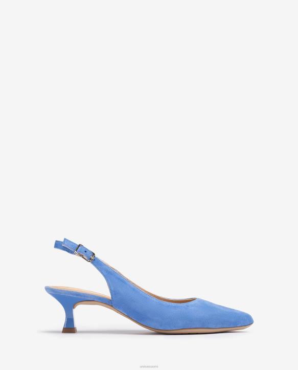 naiset Unisa mokkanahkahihna takaisin sininenT08H509