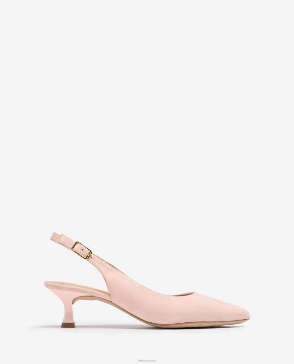 naiset Unisa mokkanahkahihna takaisin vaaleanpunainenT08H510