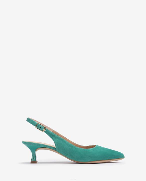 naiset Unisa mokkanahkahihna takaisin vihreäT08H507