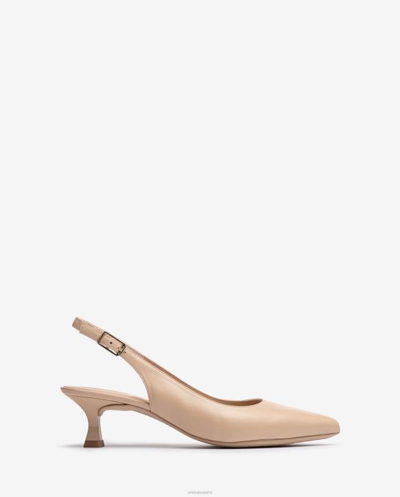 naiset Unisa nahkainen hihna takana beigeT08H515