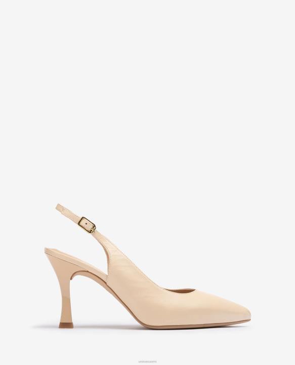 naiset Unisa terävä varvashihna takaisin beigeT08H534