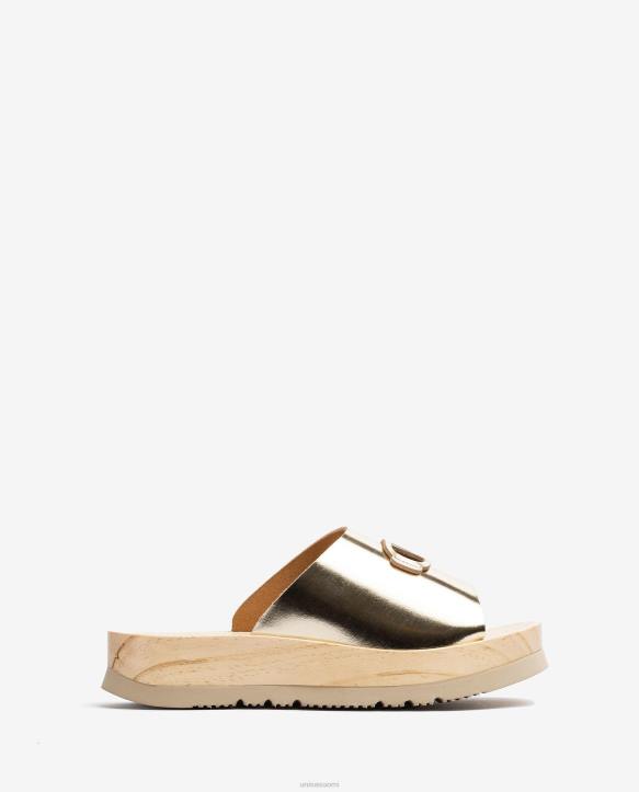 naiset Unisa sandaali puuvaikutteisella pohjalla muotiT08H336