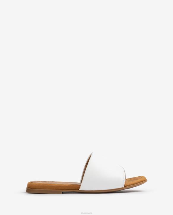 naiset Unisa varvastolppasandaali valkoinenT08H445