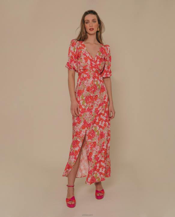 naiset Unisa lentävä midi-mekko unikkoT08H1247